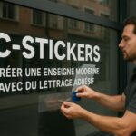 Créer une enseigne moderne avec du lettrage adhésif avec C-Stickers  